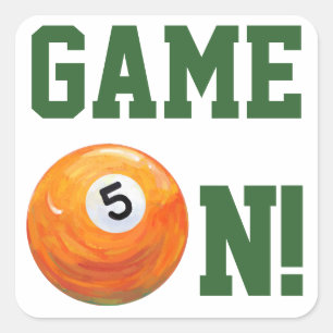 Sticker Carré 5 balles