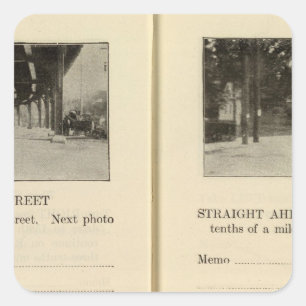 Sticker Carré 78689 Broadway et 230th ferry de St Dobbs