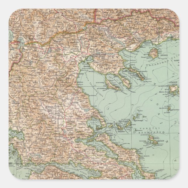 Sticker Carré 8283 Grèce (Devant)