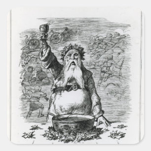 Sticker Carré À Absent Amis !