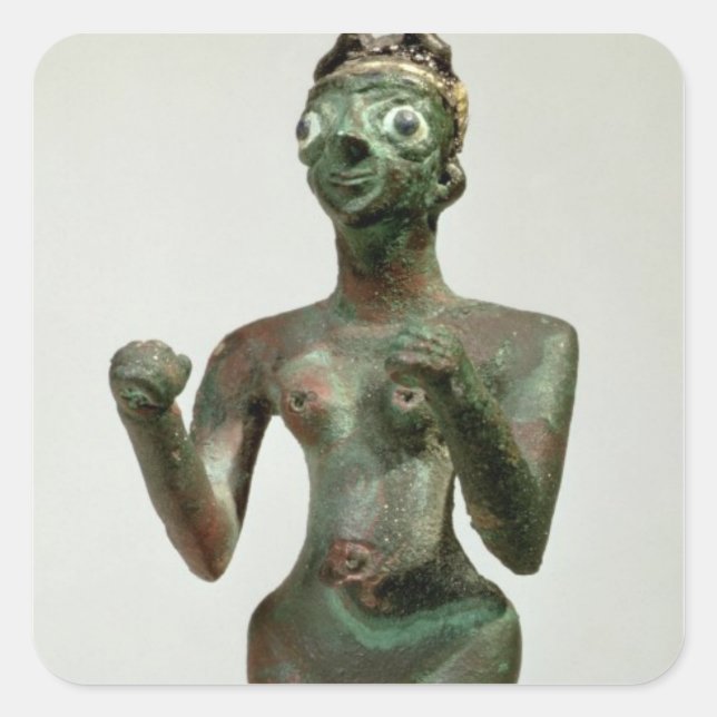 Sticker Carré A Goddess of Mari, Early Dynastic Period, c.25th-2 (Devant)