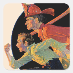 Sticker Carré À la délivrance