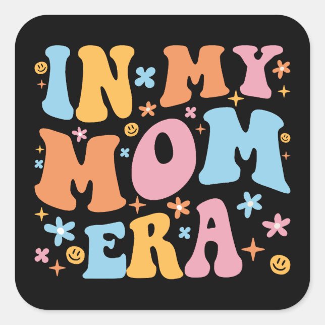 Sticker Carré A l'ère de ma mère (Devant)