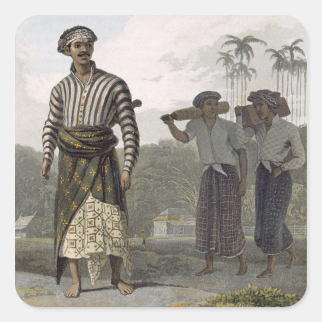 Sticker Carré A Madurese of the Rank of Mantu, plaque 7 de Vol (Devant)