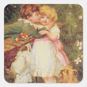 Sticker Carré À propos de Garden Wall