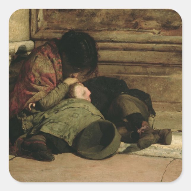 Sticker Carré Abandonné, 1903 (Devant)