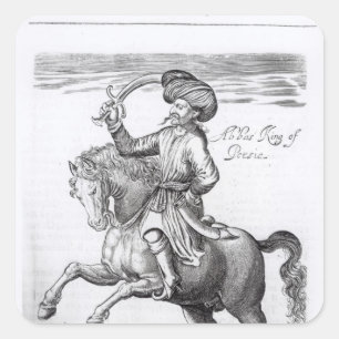 Sticker Carré Abbas, roi de Perse