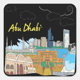 Sticker Carré Abu Dhabi