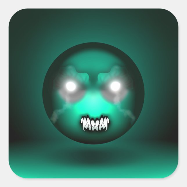 Sticker Carré Abyssmoji (Devant)