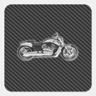 Sticker Carré Accessoire de mode 3D Carbon Harley Motorcycle