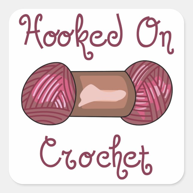 Sticker Carré Accroché sur Crochet (Devant)