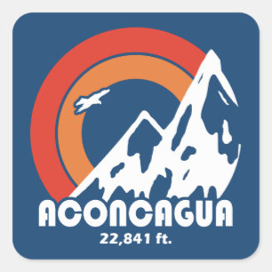 Sticker Carré Aconcagua Sun Eagle