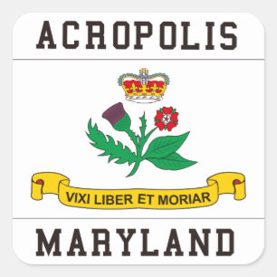 Sticker Carré Acropole le Maryland