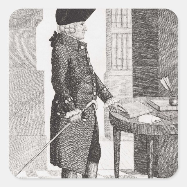 Sticker Carré Adam Smith (homonymie) (Devant)