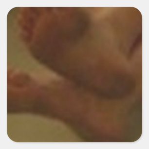 STICKER CARRÉ ADORE MES PIEDS