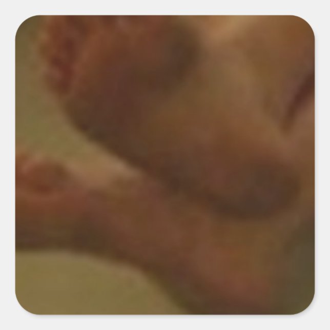 STICKER CARRÉ ADORE MES PIEDS (Devant)