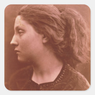 Sticker Carré Adriana (sepia photo)