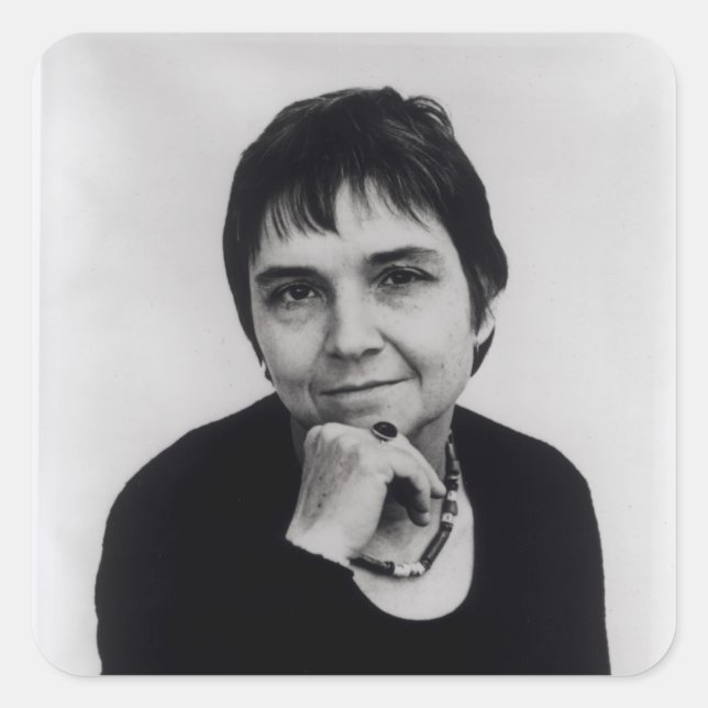 Sticker Carré Adrienne Cecile Rich, années 1970 (Devant)