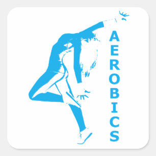 Sticker Carré Aérobic
