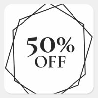 Affaires de boutique moderne à 50 pour cent de réd