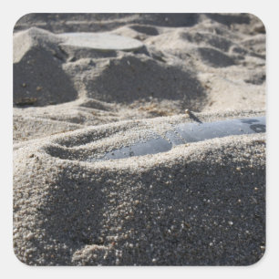 Sticker Carré Affichage statique d'une coque de commande