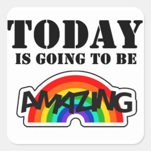 Sticker Carré Affirmation d'individu