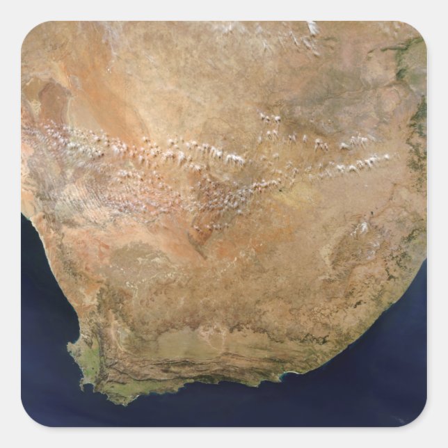 Sticker Carré Afrique australe (Devant)