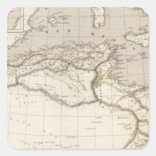 Sticker Carré Afrique du Nord