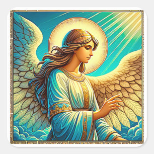 Sticker Carré AI bel effet expressionniste Angel