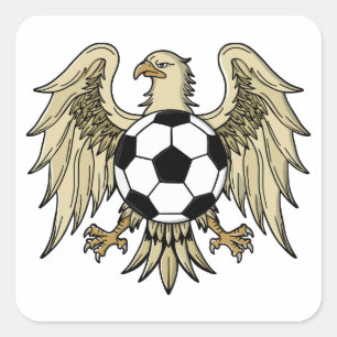 Sticker Carré Aigle du patrimoine allemand Blason