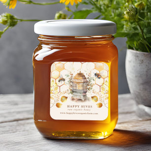 Sticker Carré Aiguille Bee Hive