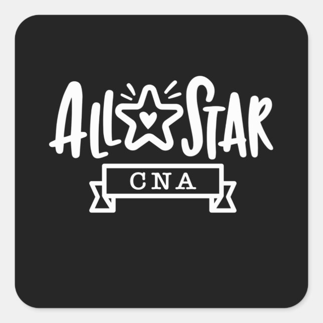 Sticker Carré AIIC, infirmière de l'AIIC, soins infirmiers, appr (Devant)