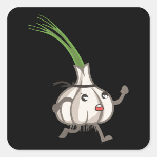 Sticker Carré Ail cool