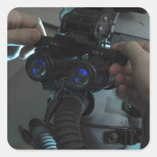 Sticker Carré Airman ajuste la durée de l'oeil