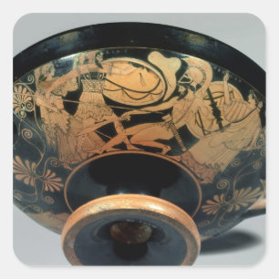 Sticker Carré Ajax, pressé par Athena