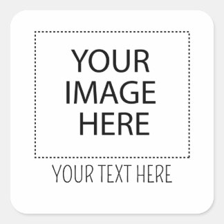 Sticker Carré Ajouter Un Logo Texte D'Image Ici Faites Votre Pro