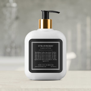 Sticker Carré Ajouter Votre Marque Classique Couleurs Personnali