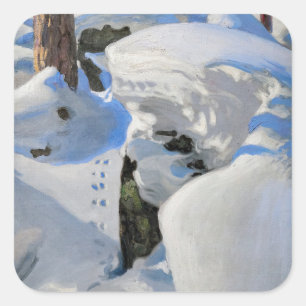 Sticker Carré Akseli Gallen-Kallela - Le repaire du Lynx