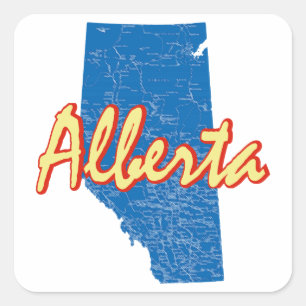 Sticker Carré Alberta