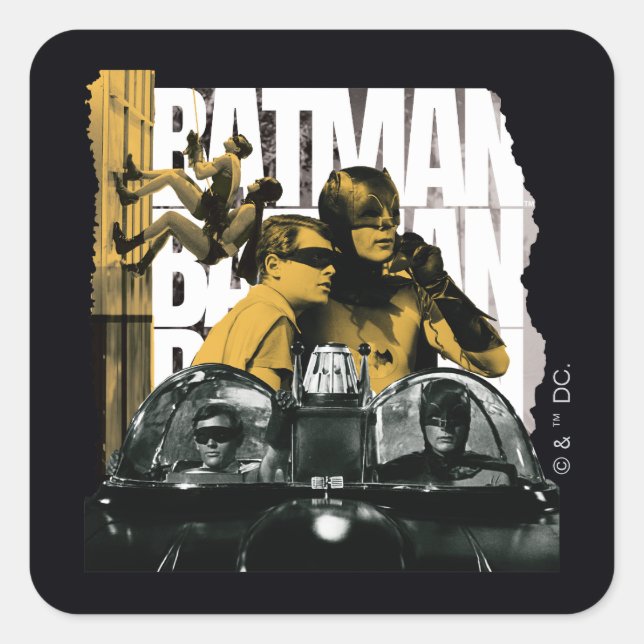 Sticker Carré Album Photo du Duo Dynamique (Devant)