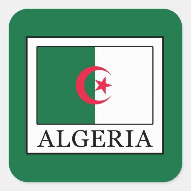 Sticker Carré Algérie (Devant)