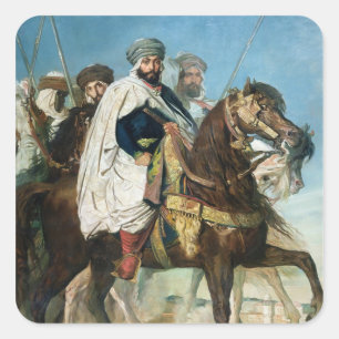 Sticker Carré Ali Ben Ahmed, le Dernier calife de Constantin