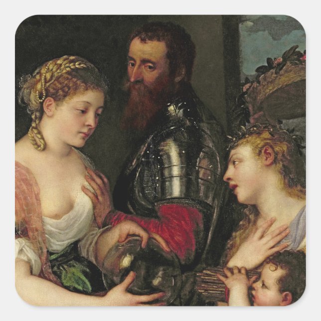 Sticker Carré Allégation de vie conjugale (Devant)