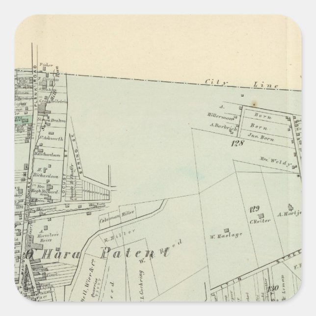 Sticker Carré Allegheny - niveau 7 (Devant)