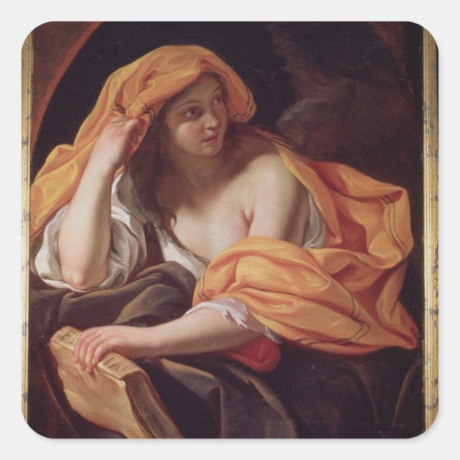 Sticker Carré Allégorie de la philosophie (Devant)