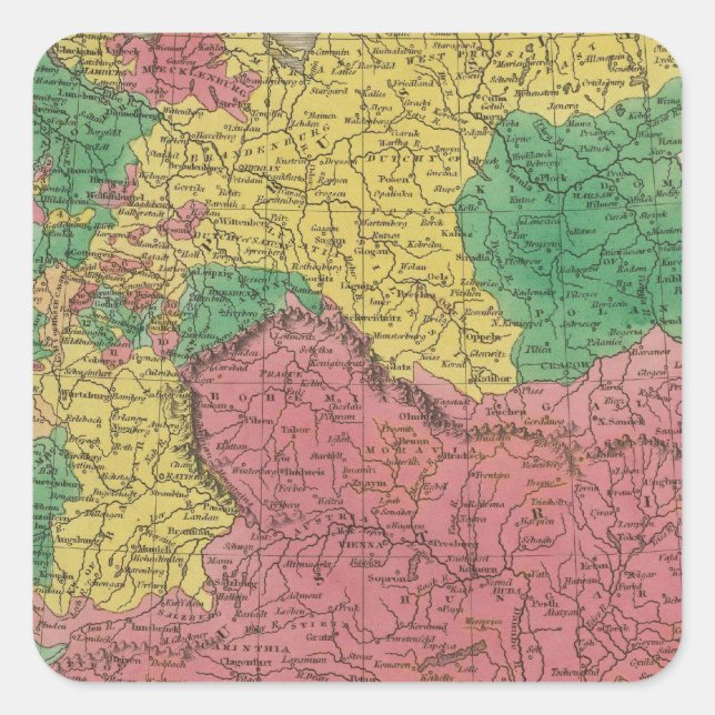 Sticker Carré Allemagne 29 (Devant)