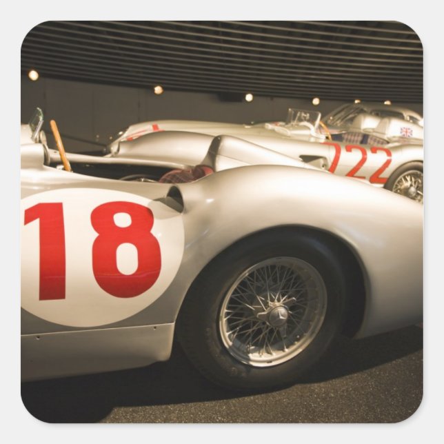 Sticker Carré Allemagne, Baden-Wurttemberg, Stuttgart. (Devant)