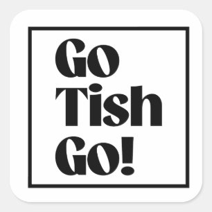 Sticker Carré Allez Tish Allez