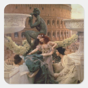 Sticker Carré Alma Tadema   Coliseum 1896