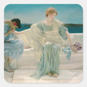 Sticker Carré Alma-Tadema   Ne plus me demander, 1906